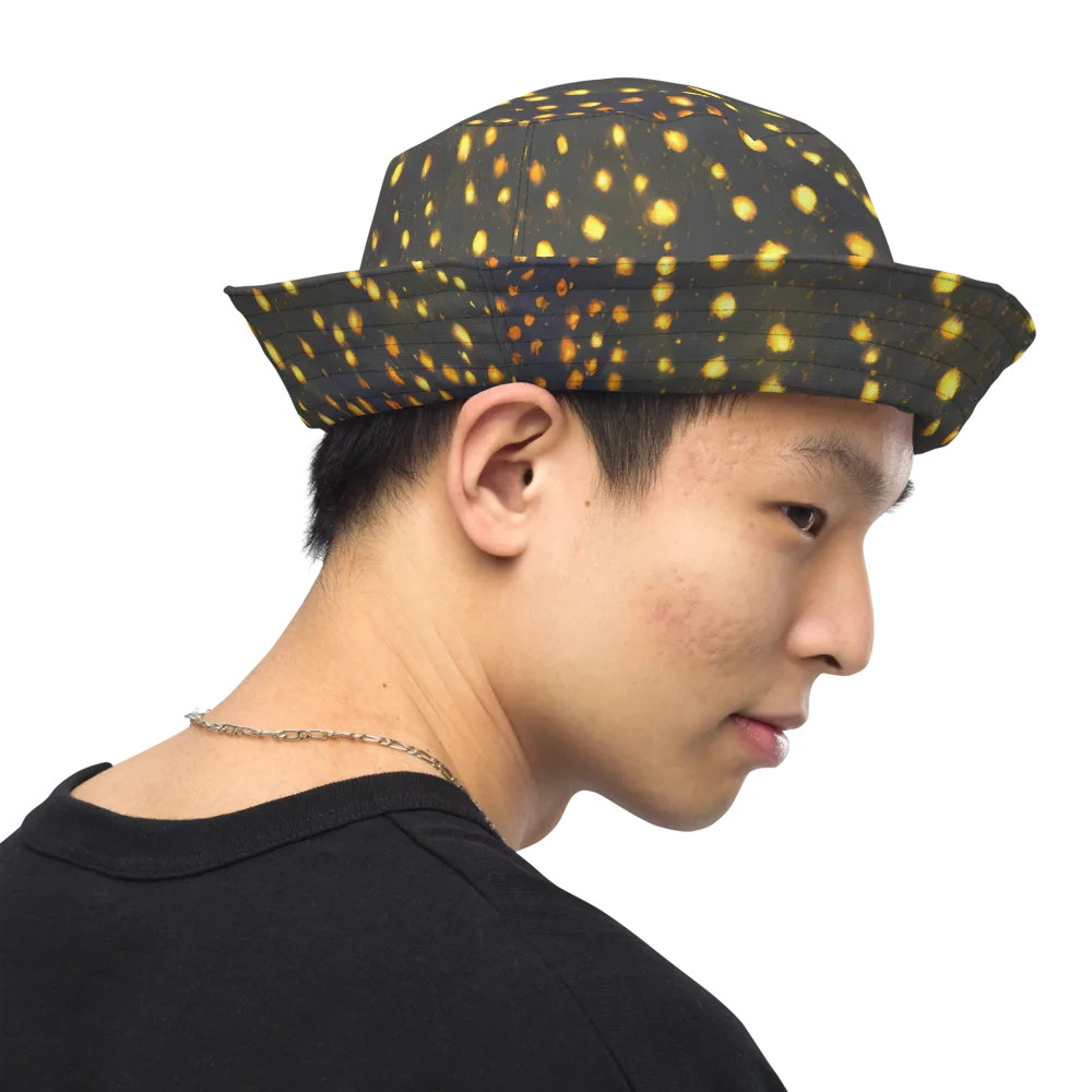 Golden Cinders on Reversible Bucket Hat — Right Outside