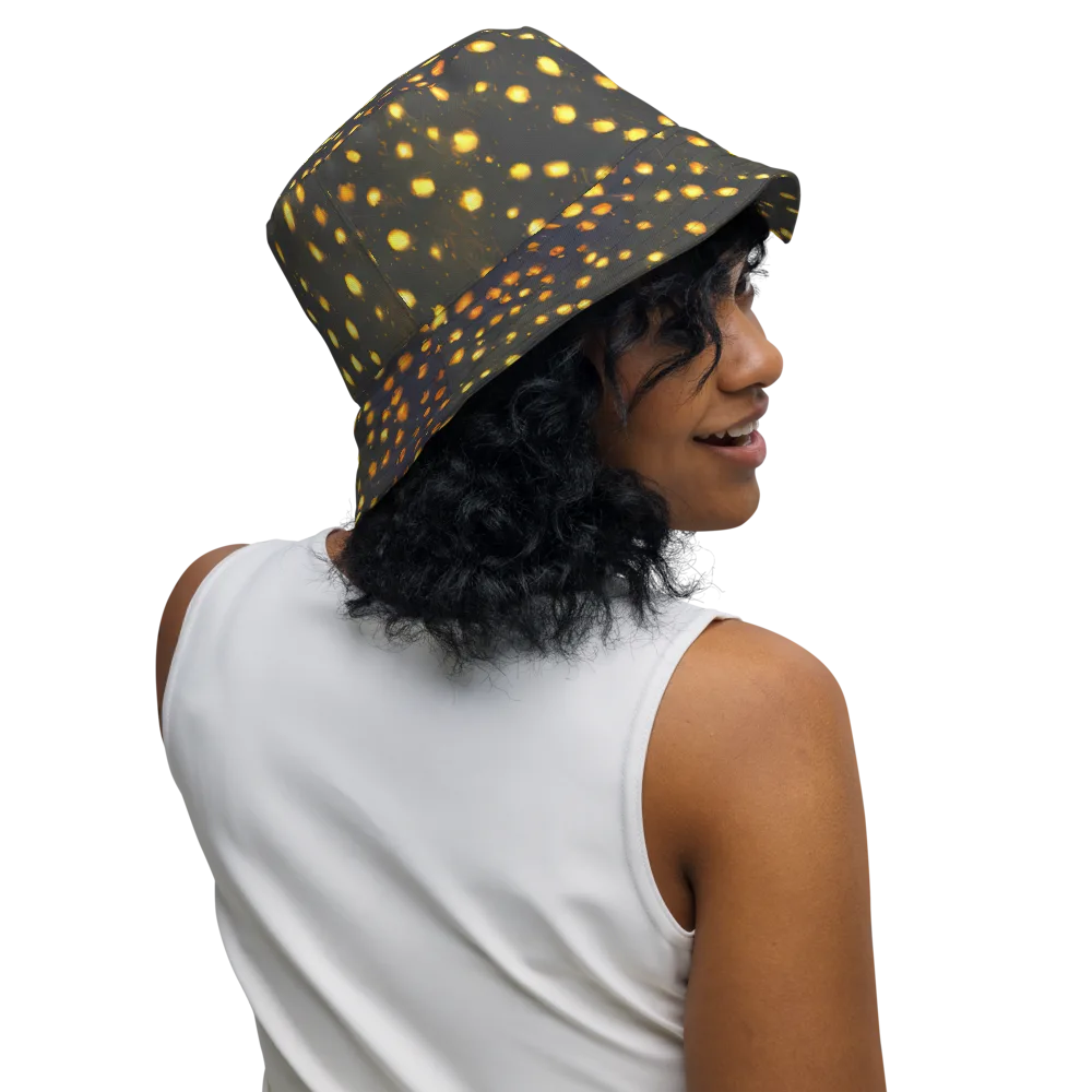 Golden Cinders on Reversible Bucket Hat — Right Outside