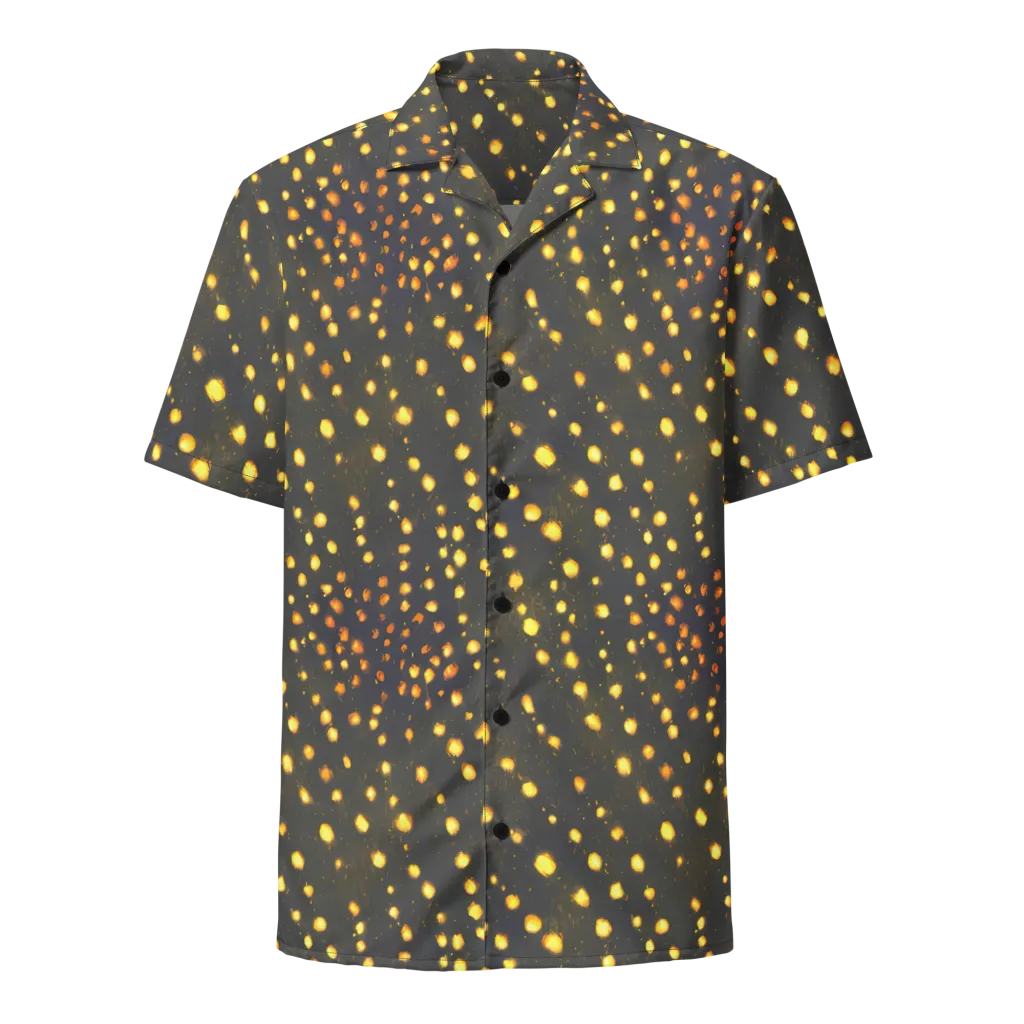 Golden Cinders on Button Shirt — Front