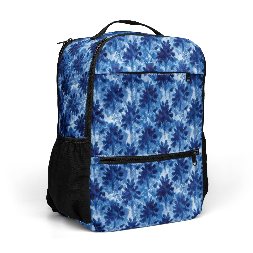 Indigo Meadow on Utility Backpack — Right Front