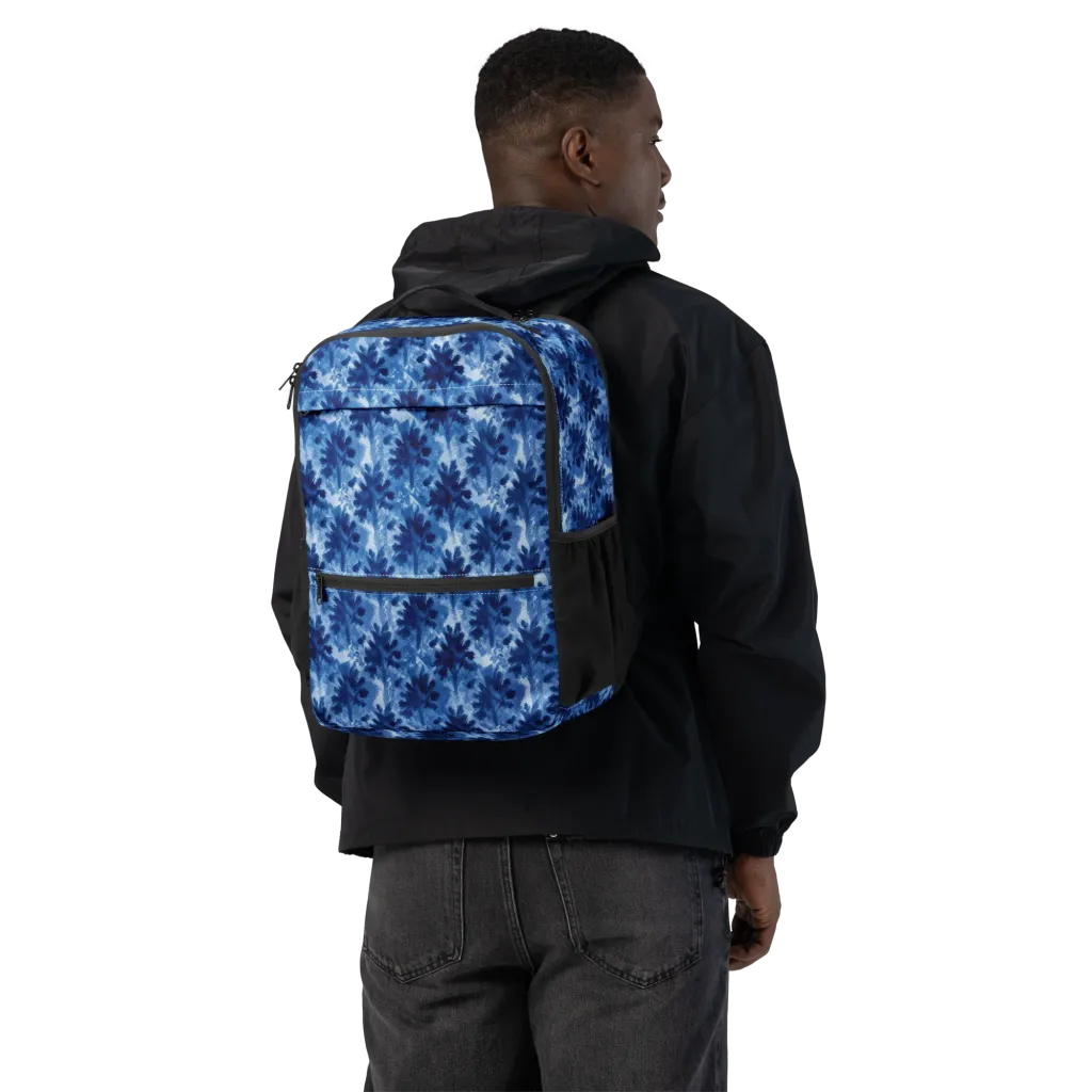 Indigo Meadow on Utility Backpack — Back