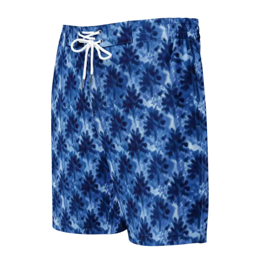 Indigo Meadow on a Men's Board Shorts