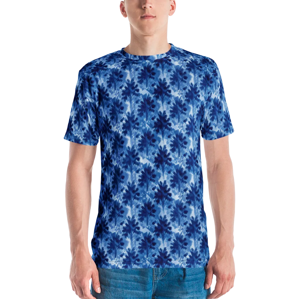 Indigo Meadow on Men's Crew Neck T-Shirt — Front