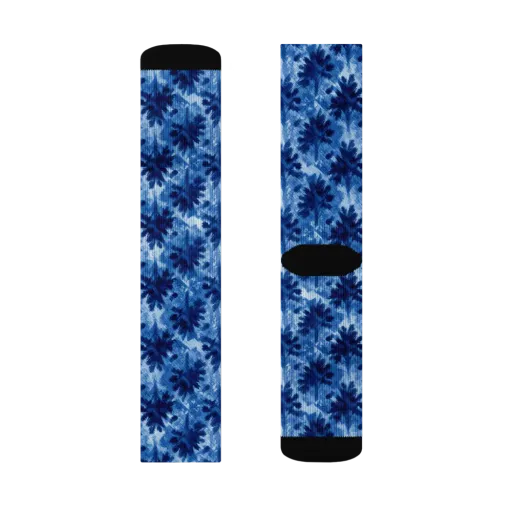 Indigo Meadow on a Socks