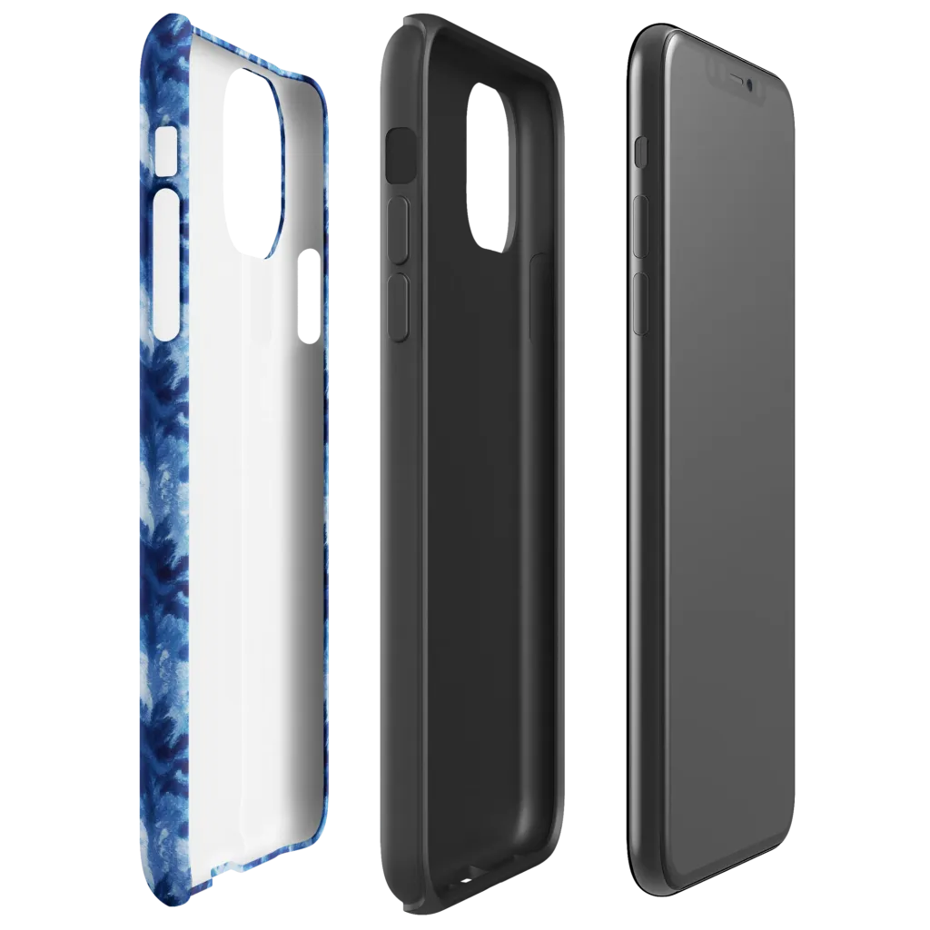 Indigo Meadow on Tough Case for iPhone® — Right