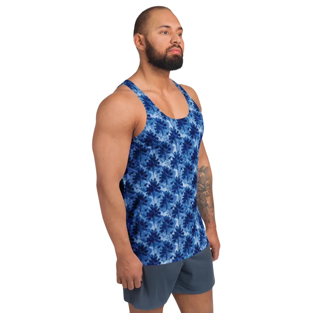 Indigo Meadow on Men's Tank Top — Right Front