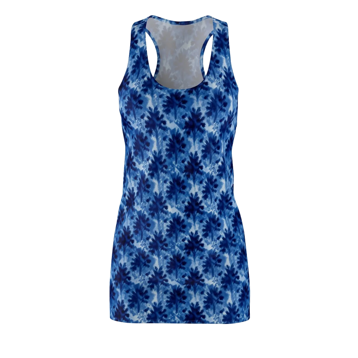 Indigo Meadow on Racerback Dress — Front
