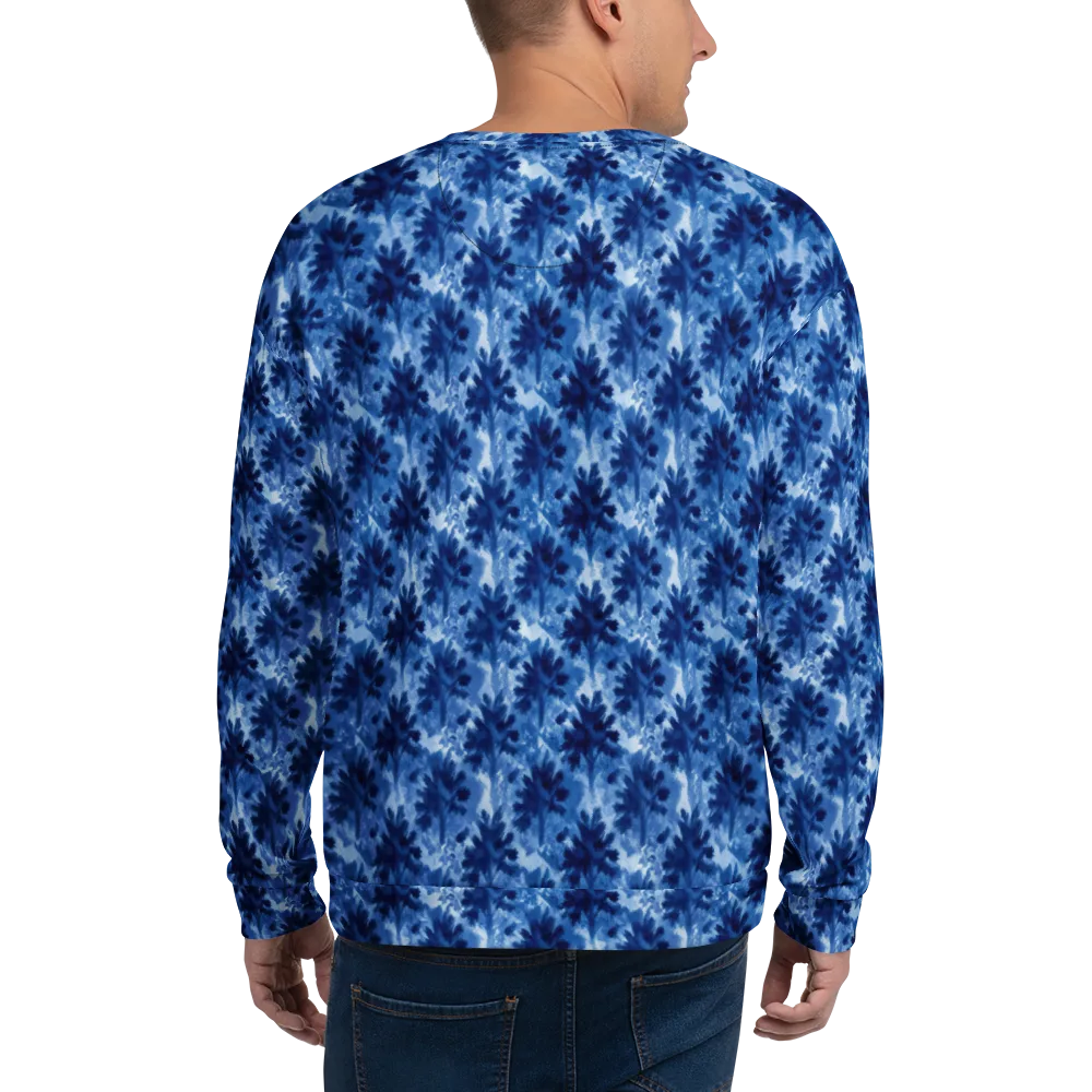 Indigo Meadow on Sweatshirt — Back