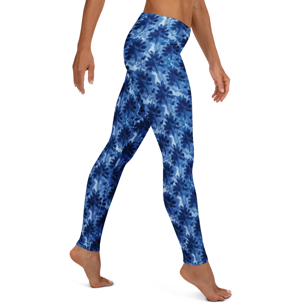 Indigo Meadow on Leggings — Right