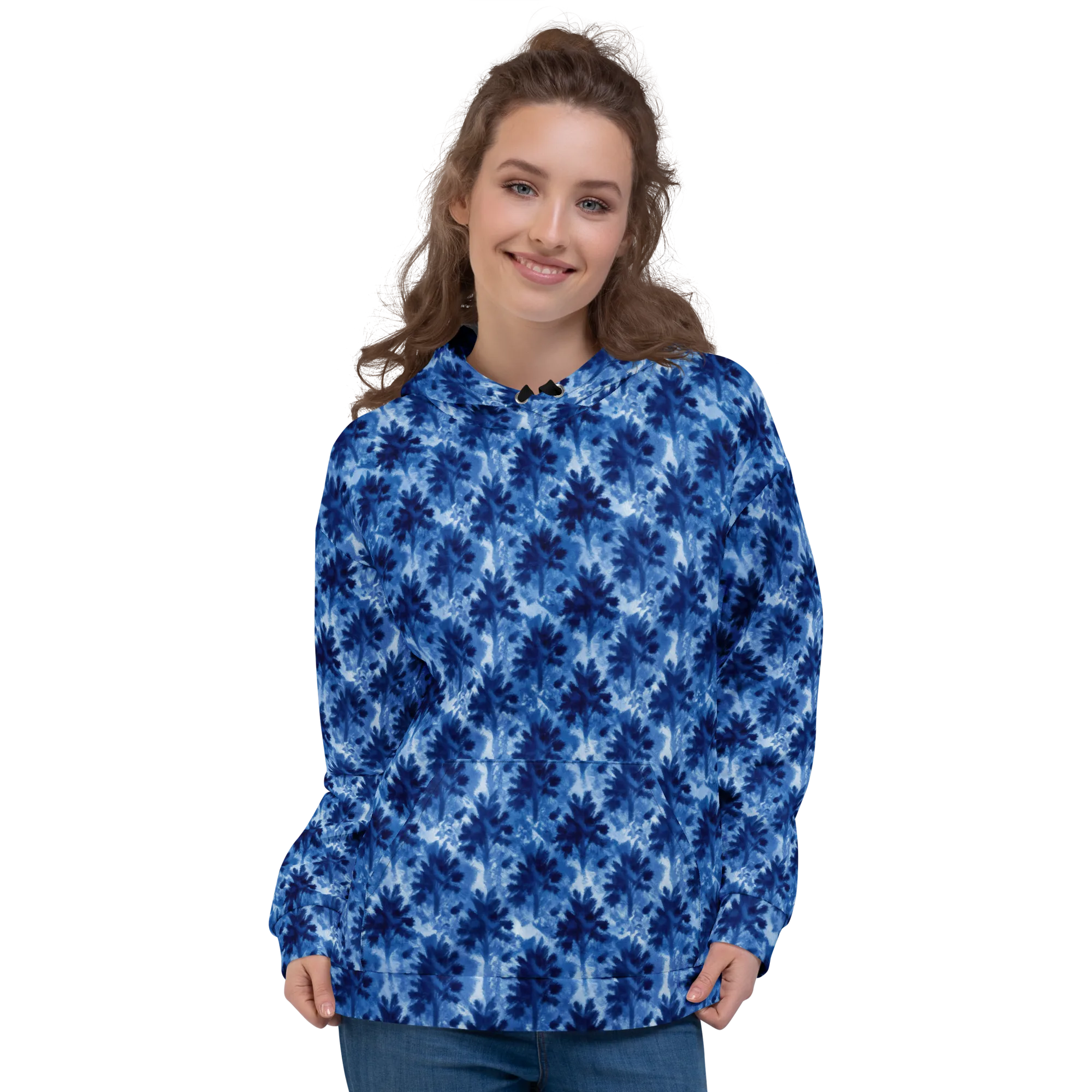Indigo Meadow on Hoodie — Front