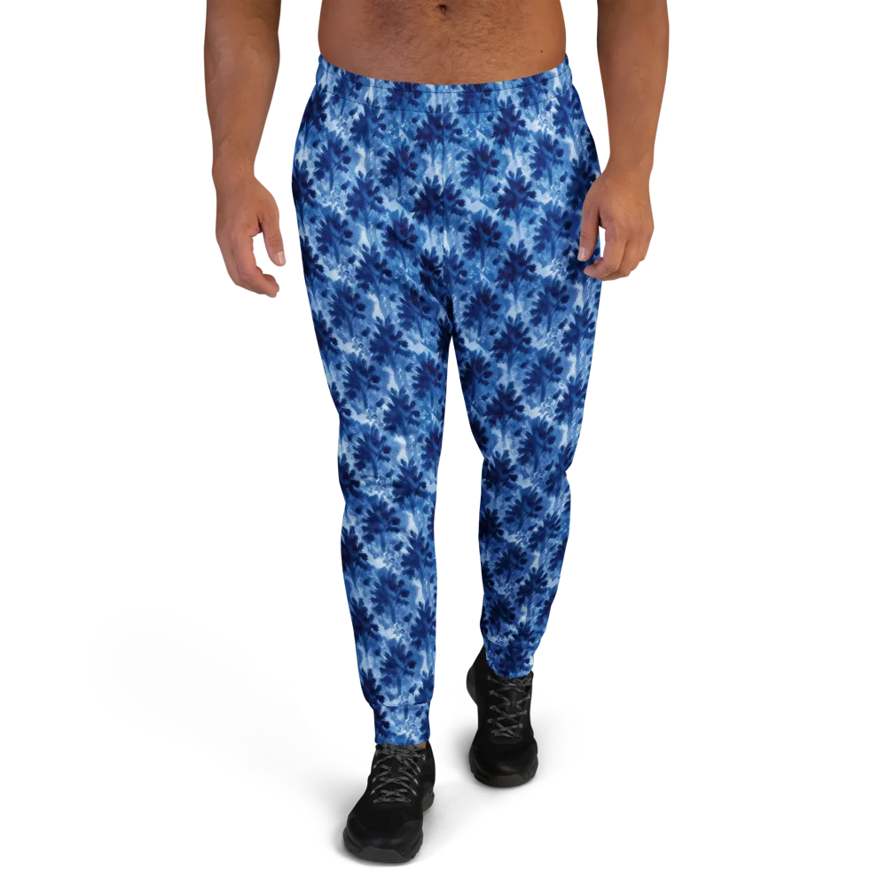 Indigo Meadow on Men's Joggers — Front