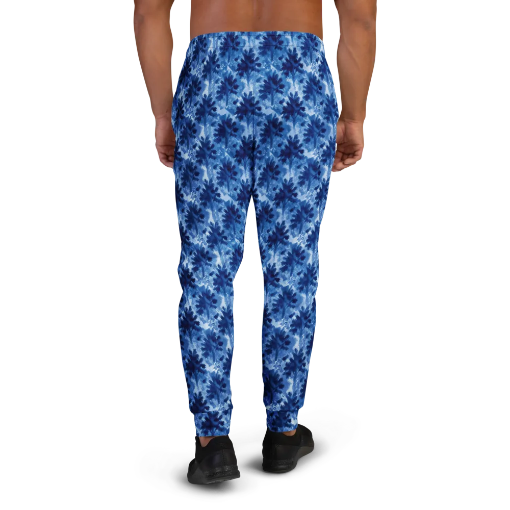 Indigo Meadow on Men's Joggers — Back