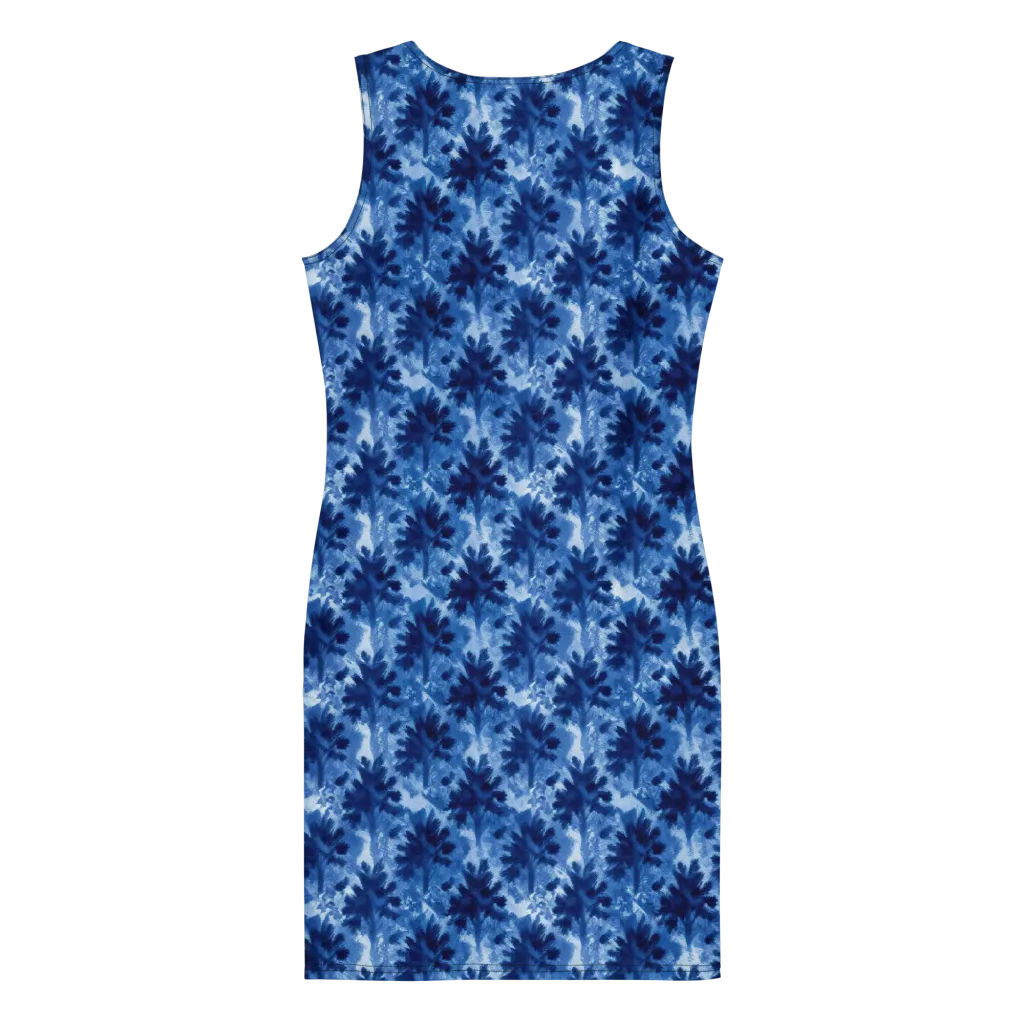 Indigo Meadow on Bodycon Dress — Back