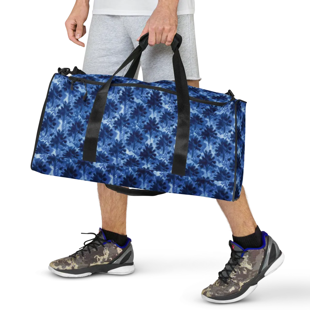 Indigo Meadow on Duffle Bag — Front