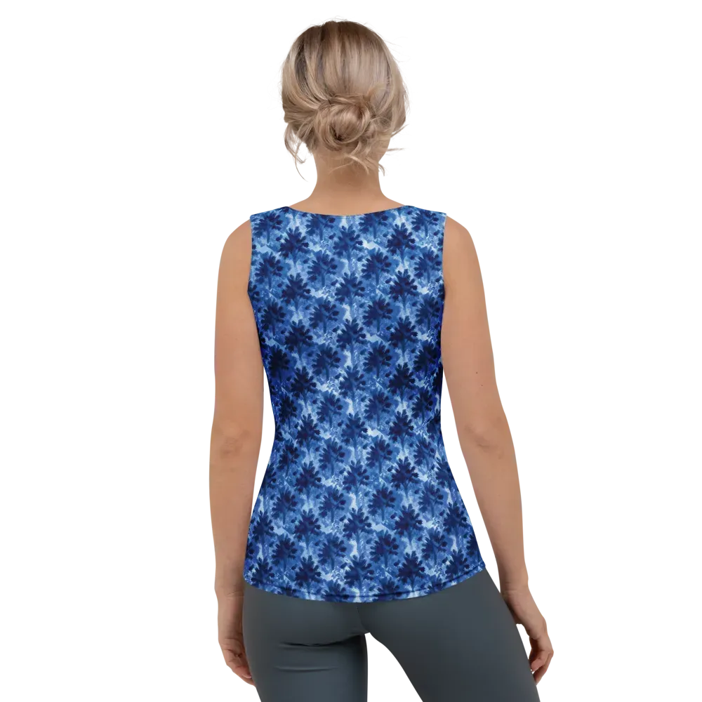 Indigo Meadow on Women's Tank Top — Back