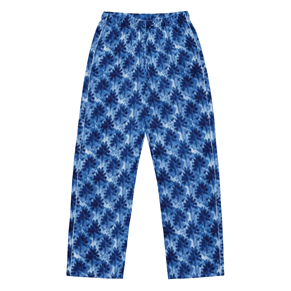 Indigo Meadow on Women's Pajama Pants — Front