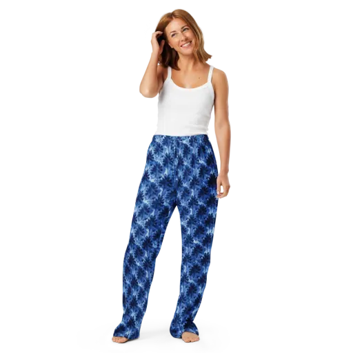 Indigo Meadow on a Women's Pajama Pants