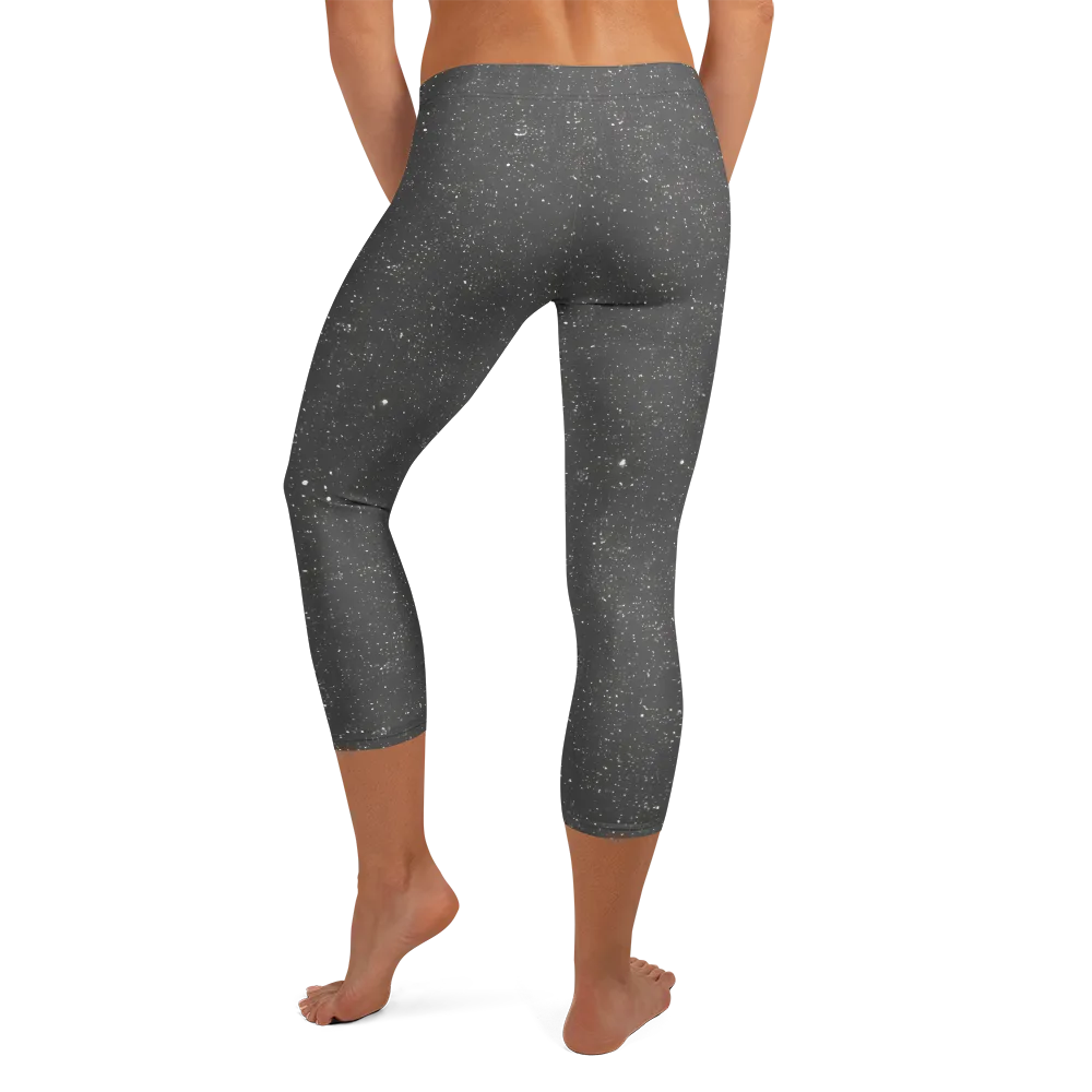 Stardust Slate on Capri Leggings — Back