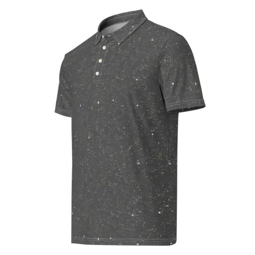 Stardust Slate on a Men's Slim Fit Polo Shirt