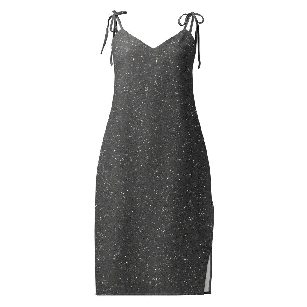 Stardust Slate on Slip Dress — Front