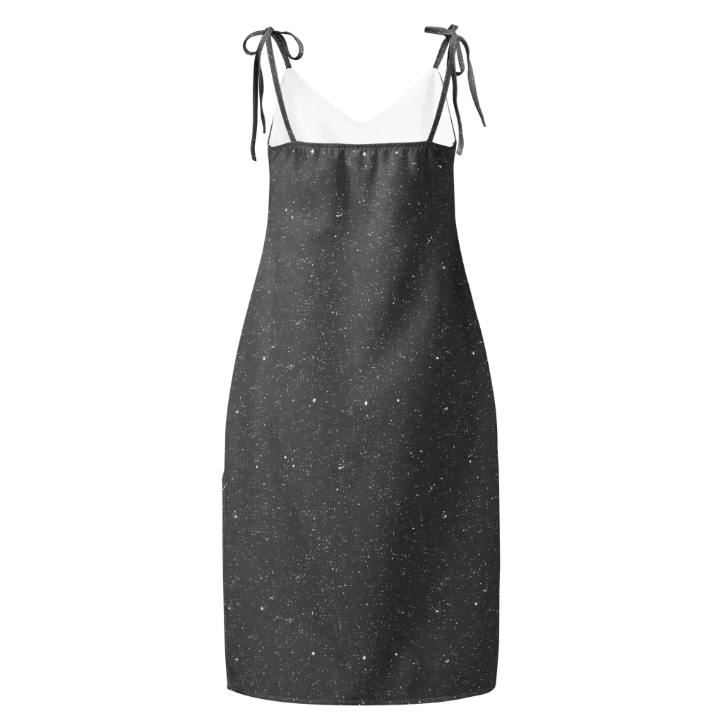 Stardust Slate on Slip Dress — Back