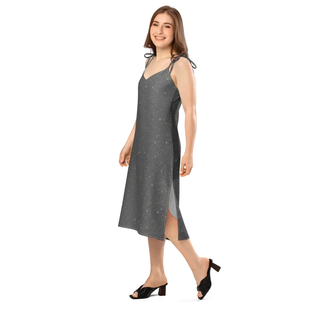 Stardust Slate on Slip Dress — Left Front