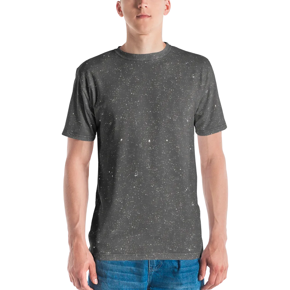 Stardust Slate on Men's Crew Neck T-Shirt — Front