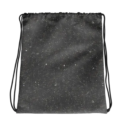 Stardust Slate on a Drawstring Bag