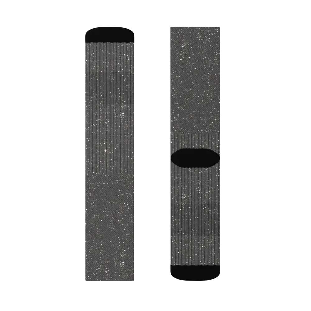 Stardust Slate on Socks — Right Sock