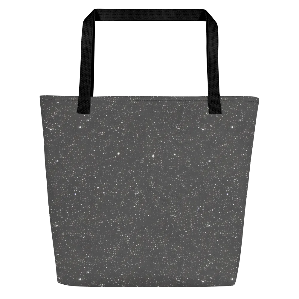 Stardust Slate on Large Tote Bag W/ Pocket — Front