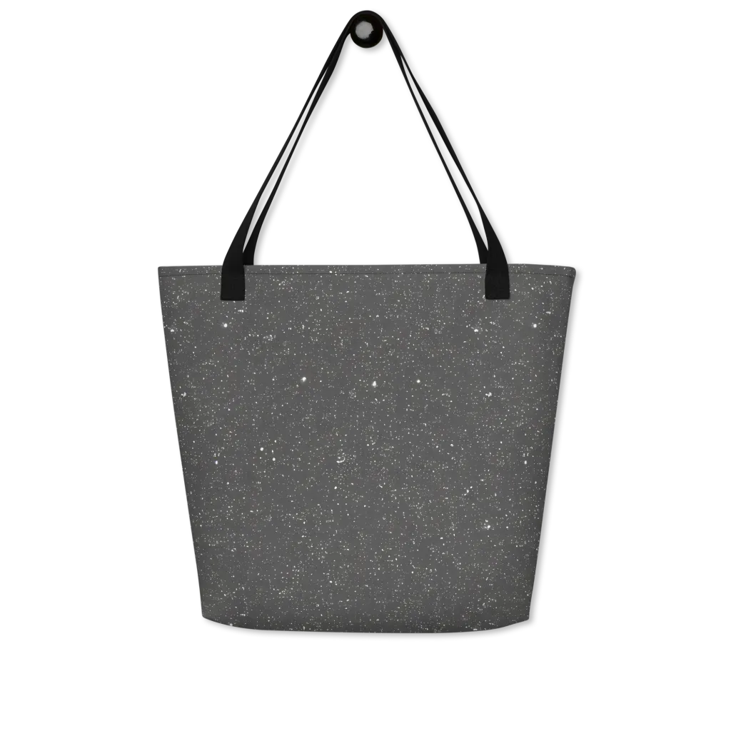Stardust Slate on Large Tote Bag W/ Pocket — Front