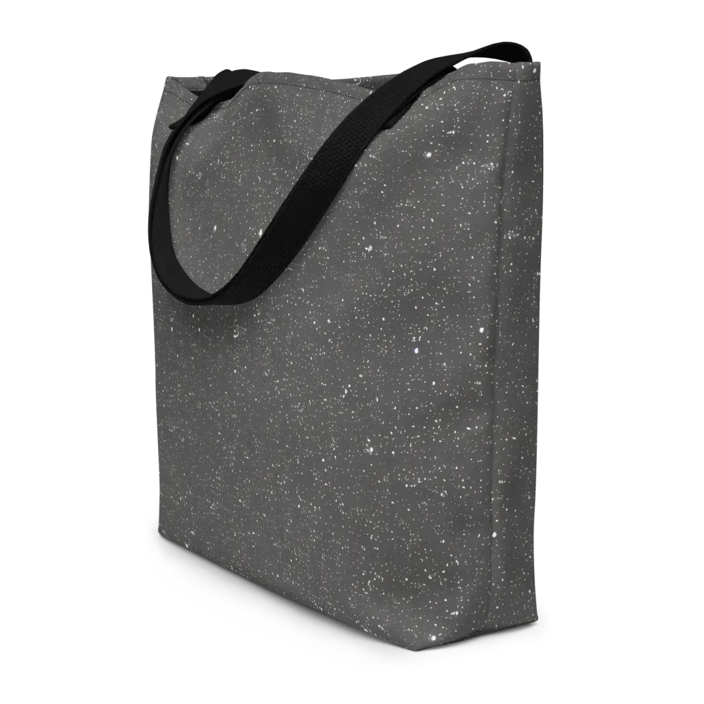 Stardust Slate on Large Tote Bag W/ Pocket — Front