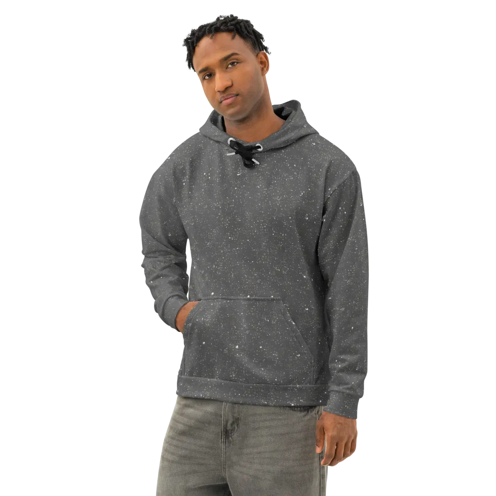 Stardust Slate on Cotton Hoodie — Left Front