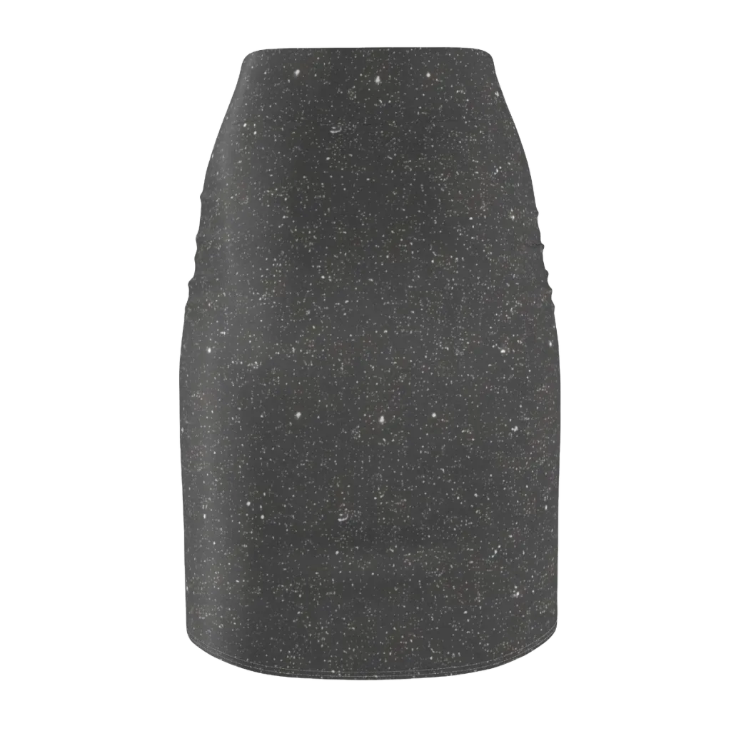 Stardust Slate on Pencil Skirt — Back