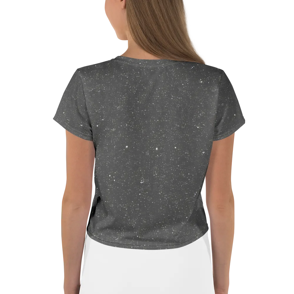 Stardust Slate on Crop Tee — Back