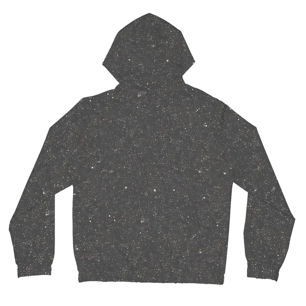 Stardust Slate on Women's Full-Zip Hoodie — Back