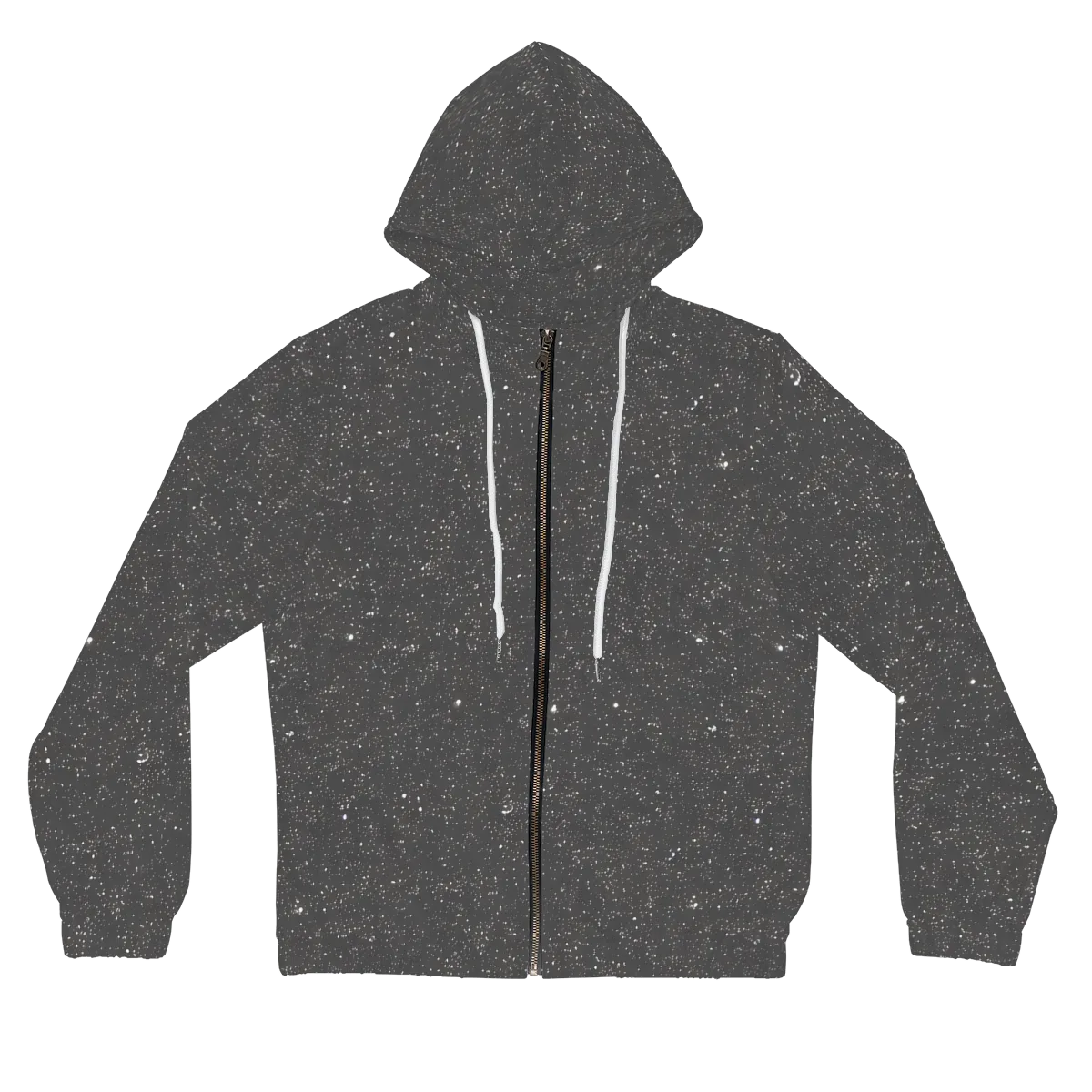 Stardust Slate on Women's Full-Zip Hoodie — Front