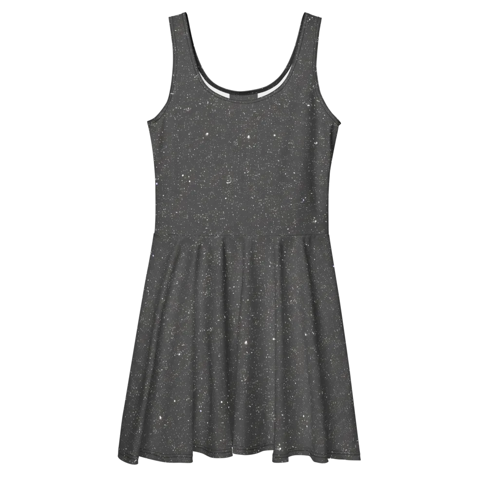 Stardust Slate on Skater Dress — Front