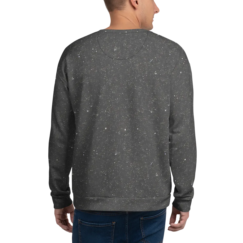 Stardust Slate on Sweatshirt — Back