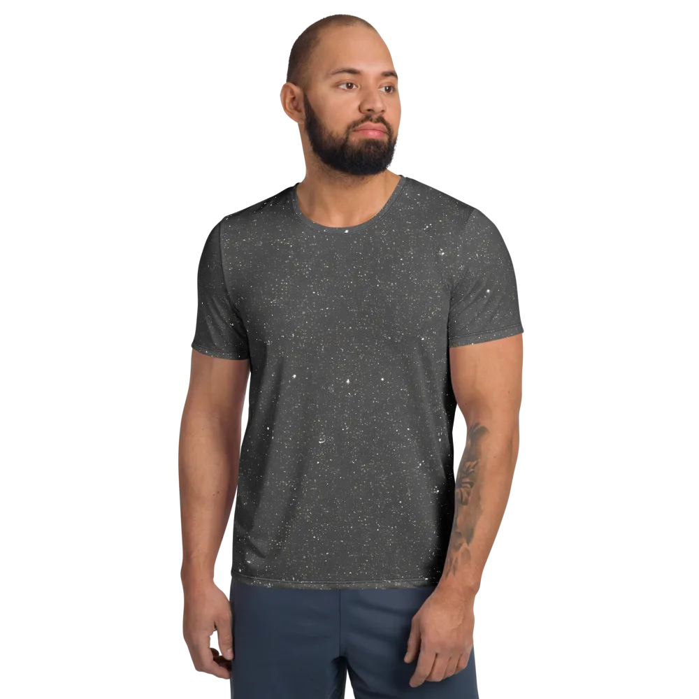 Stardust Slate on Men's Athletic T-Shirt — Front