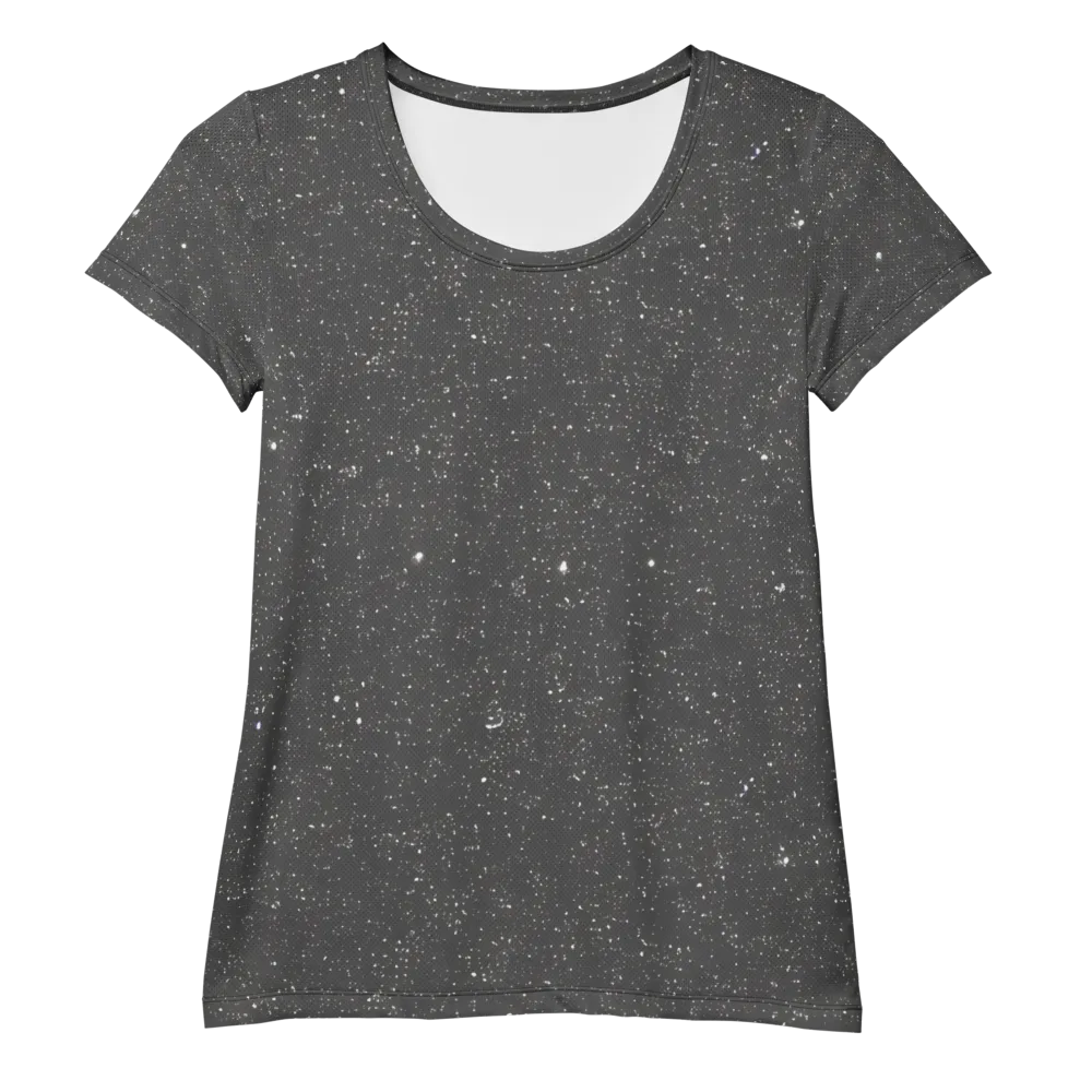 Stardust Slate on Women's Athletic T-Shirt — Front
