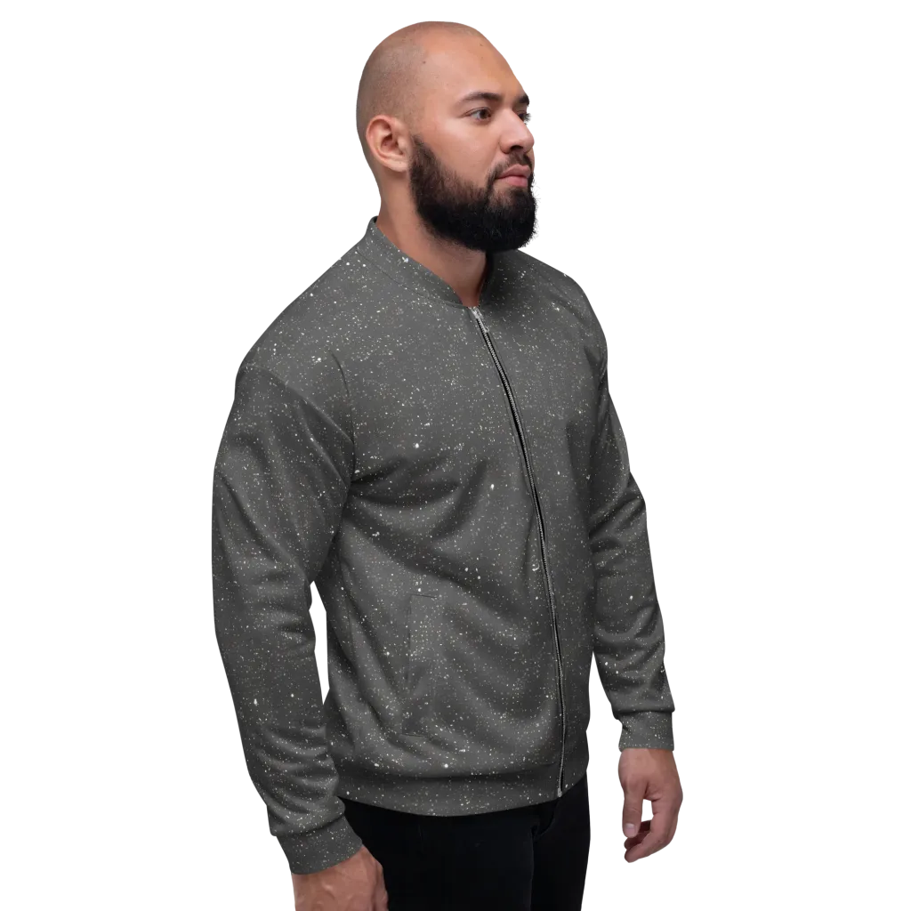 Stardust Slate on Bomber Jacket — Right