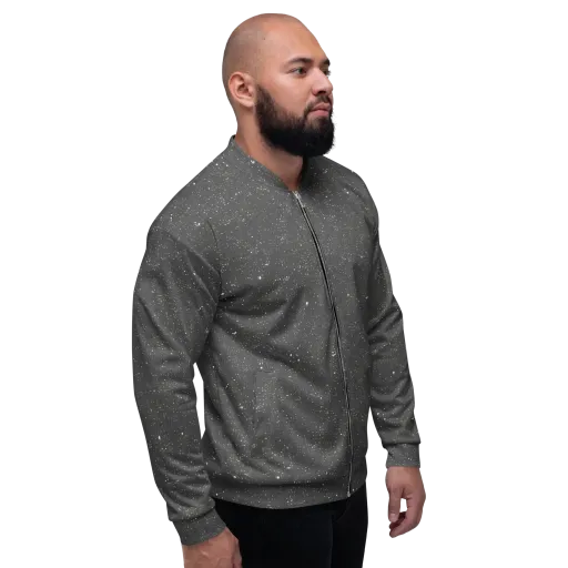 Stardust Slate on a Bomber Jacket