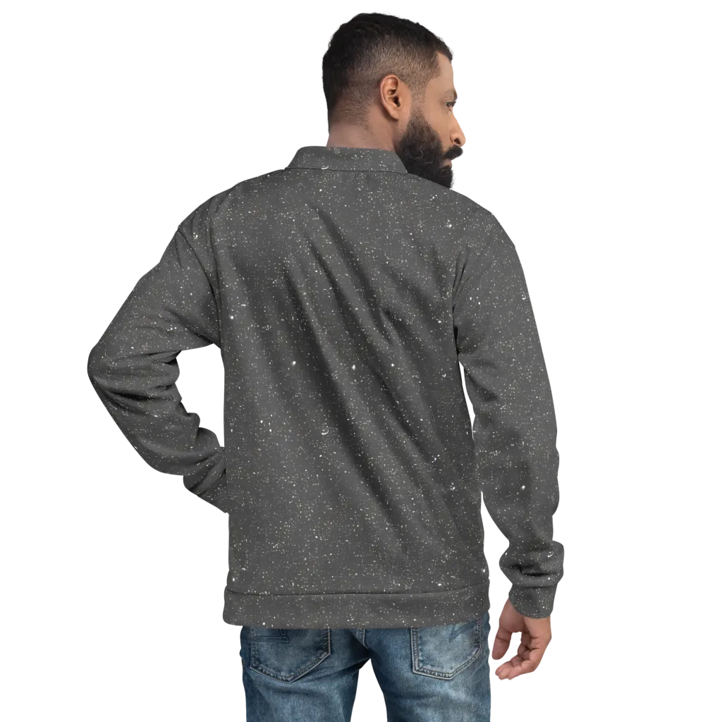 Stardust Slate on Bomber Jacket — Back