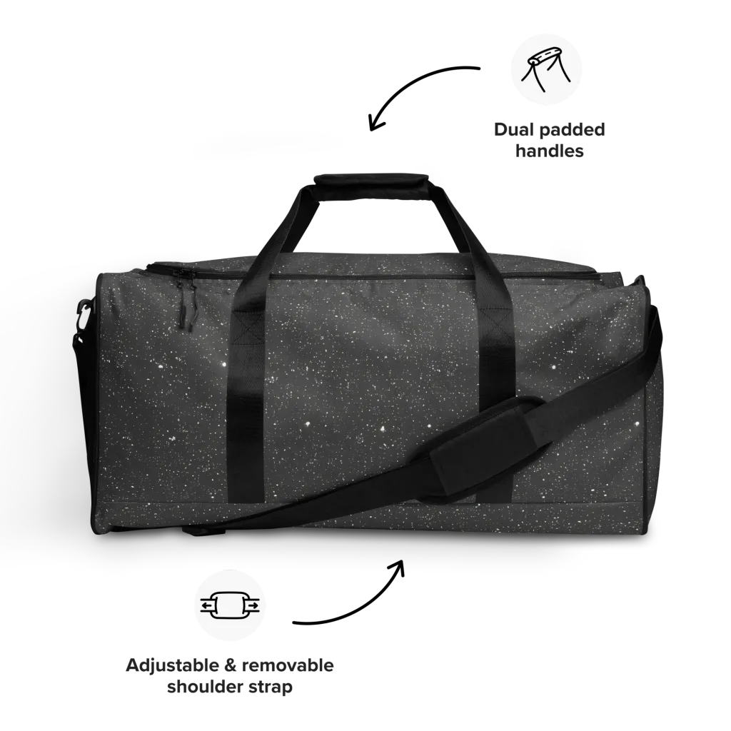 Stardust Slate on Duffle Bag — Front