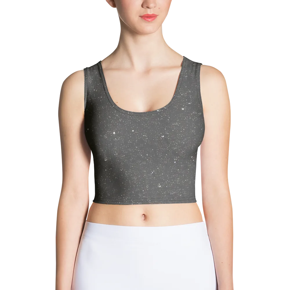 Stardust Slate on Crop Top — Front