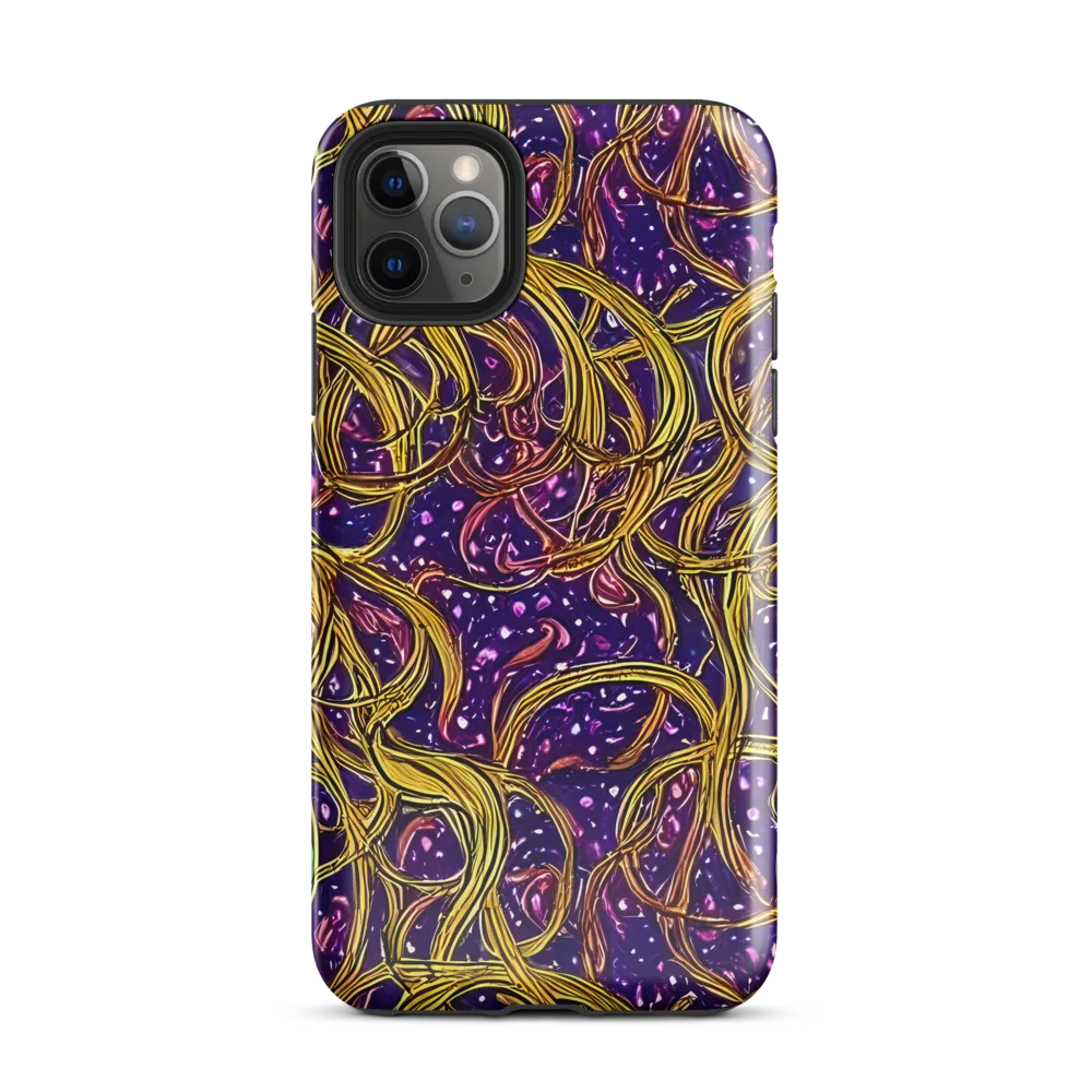 Violet Gilded Maze on Tough Case for iPhone® — Front