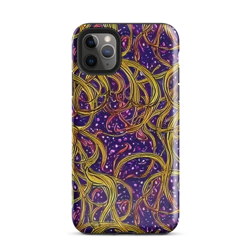 Violet Gilded Maze on a Tough Case for iPhone®