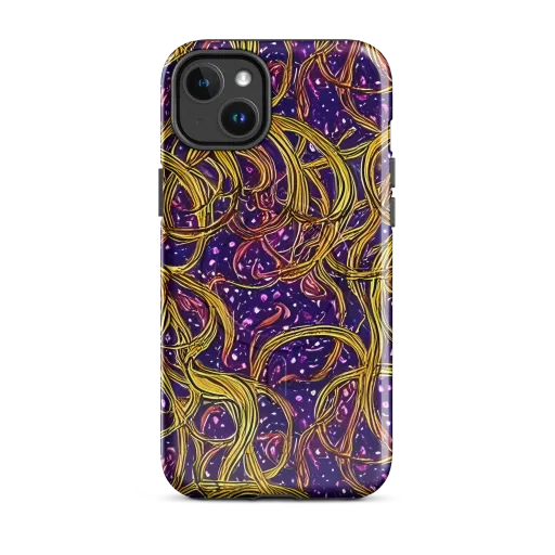 Violet Gilded Maze on a MagSafe Tough Case for iPhone®