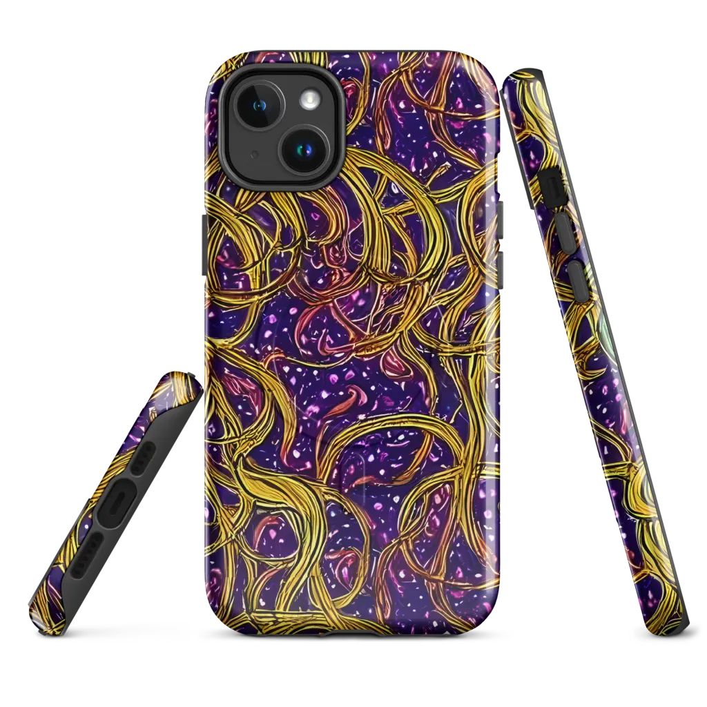 Violet Gilded Maze on MagSafe Tough Case for iPhone® — Front